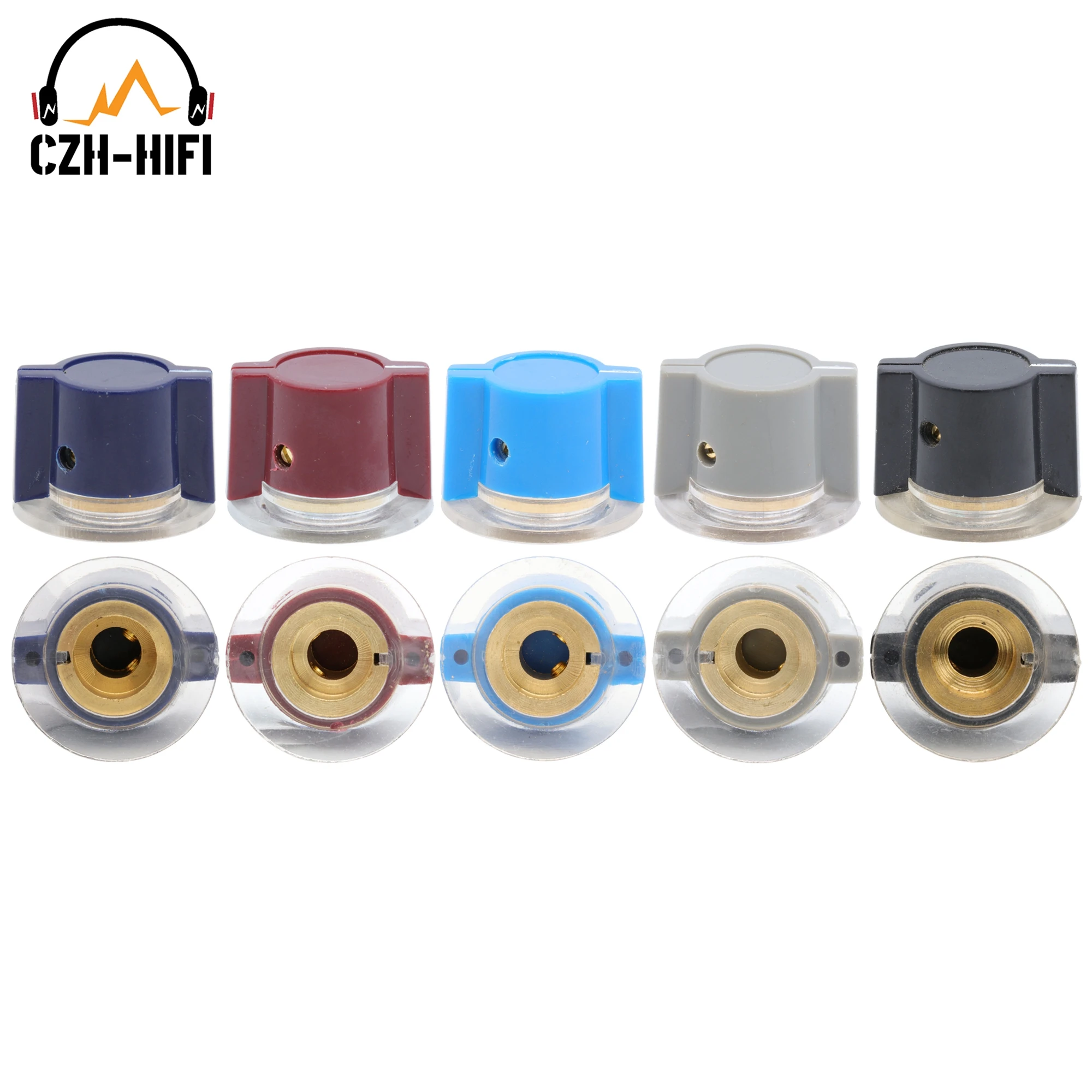 

1PC AUDIO KNOB 26*18mm Bakelite PLASTIC Vintage Marconi Neve Set Pointer Knob For Guitar AMP Cabinet Effect Pedal Stomp Box