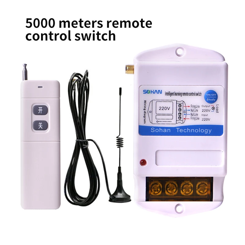 Remote Control Switch 380v water pump wireless high power remote control pump power controller switch