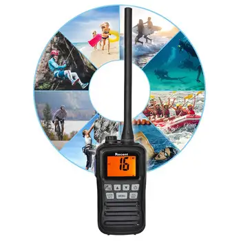 RS-25M VHF Marine Transcsec IP-X7 Étanche Déterminer Walperforé Talkie Flotteur Bateau Navire Parler Radio Bidirectionnelle