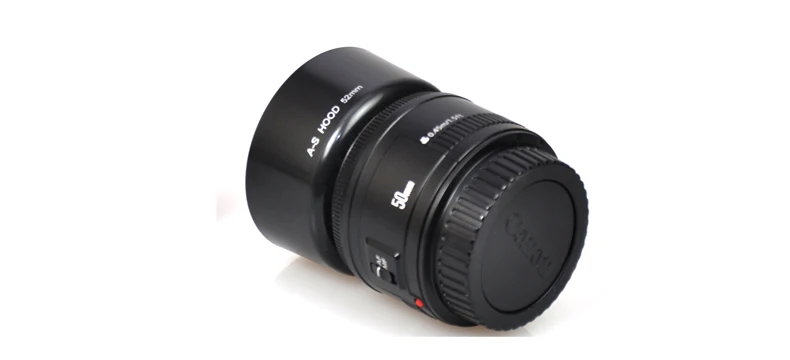 Menon 52Mm Camera Zonnekap 50 1.8 Licht Shield Canon Nikon Pentax Camera Ef 50 1.8D Vaste Focus Beschermende cover