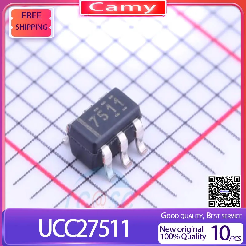 

UCC27511DBVR UCC27511 SOT23-6 7511 IC 10pcs free shipping best price -----10pcs