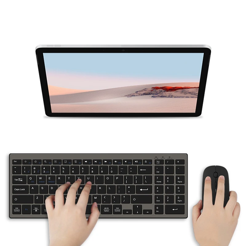 แป้นพิมพ์บลูทูธสำหรับ Microsoft Surface Pro 8 7 6 5 4พื้นผิว Go Book 2 3แท็บเล็ตแล็ปท็อป2.4G คีย์บอร์ดไร้สาย Mini Digital Key