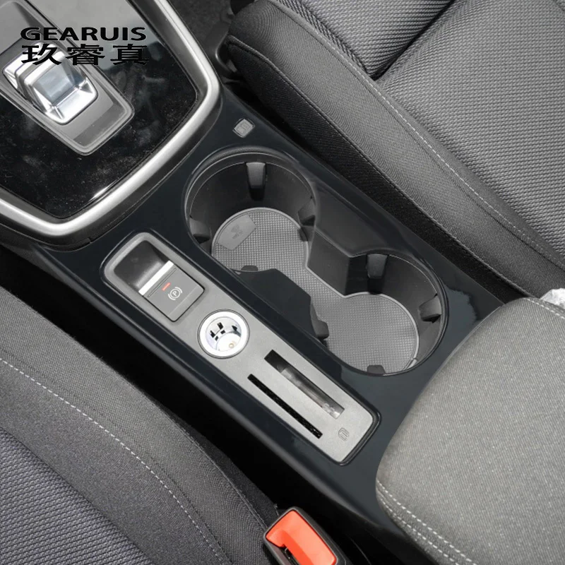 Car Center Console Water Cup Holder Frame Decoration Cover Sticker Trim For Audi A3 8Y 2021 Gear Shift Interior Auto Accessories