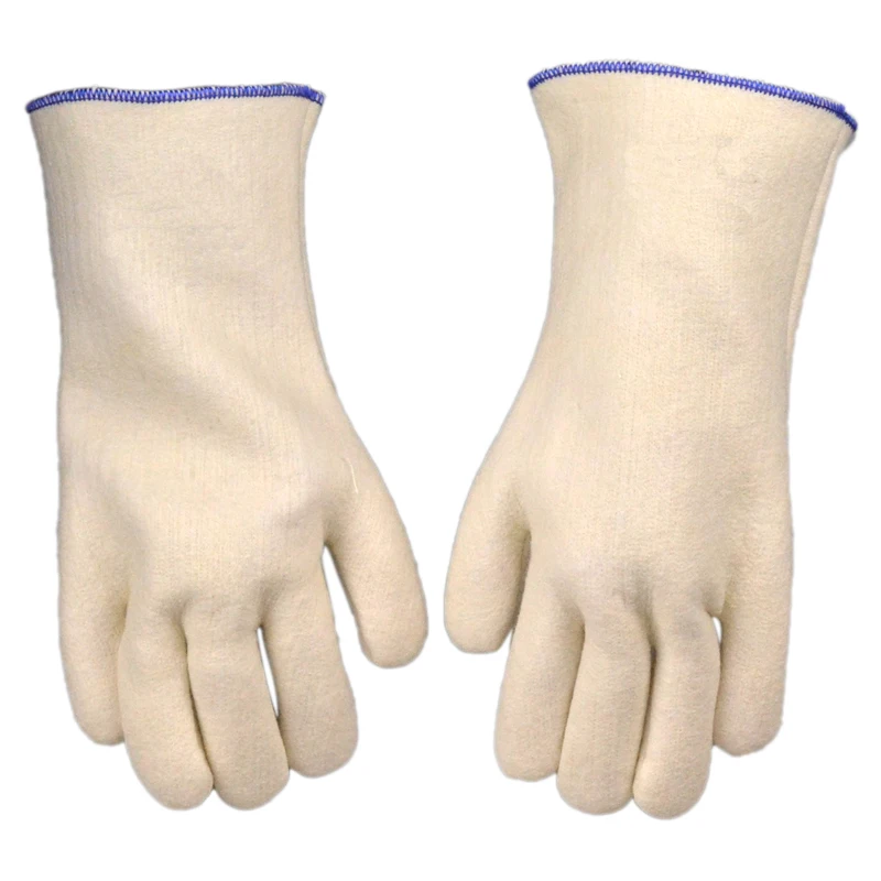 Imagem -03 - Luvas Resistentes ao Calor Soldagem Flame Retardant Bbq Glove Fire Proof 300 Graus de Alta Temperatura Hot Aramid Fiber Anti-scald