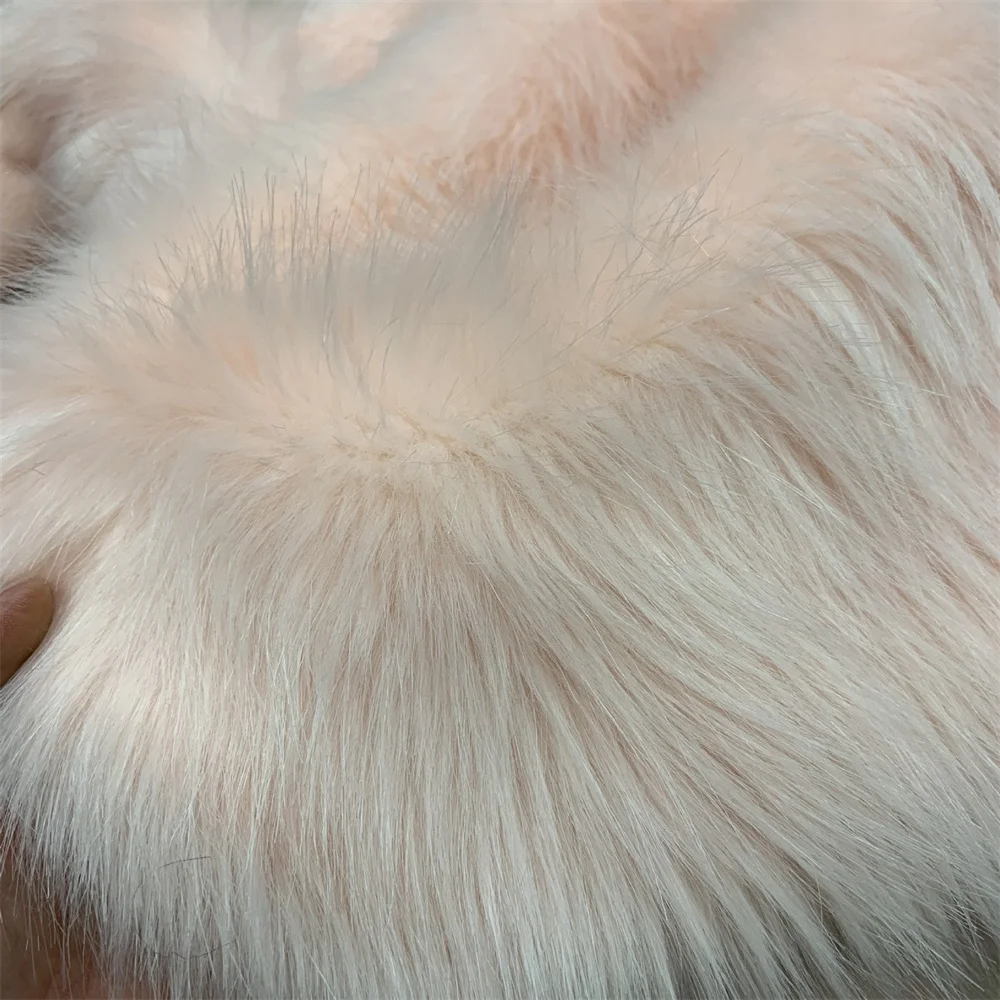 5cm Long Faux Fox Fur Fabric 80cmX170cm Width Fluffy Fur use for Coat Hood Hat DIY Fluffy Garment Materials
