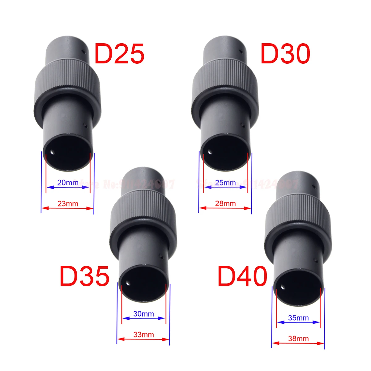 4pcs/Lot D20 D25/30/25/40mm Horizontal Folding Arm Frame Carbon Tube Arm Fixed Seat Joint Adapter Connector for Plant UAV Drone