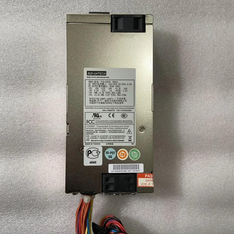 Imagem -03 - Advantech P1g6300p 300w Unidade de Alimentação de Comutação 1u Emacs Psu Novo