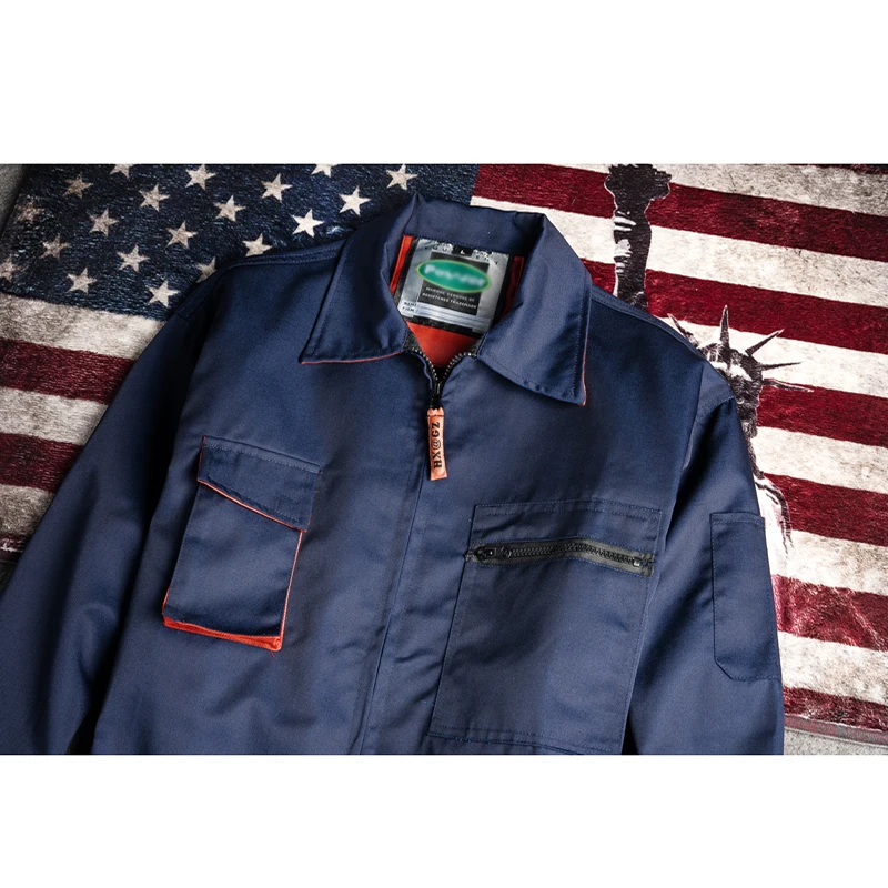 2024work Overalls Workers Uniform Men Women Working Coveralls Welding Suit Car Mechanic Jumpsuit Workshop Mechanic Clothes S-5xl