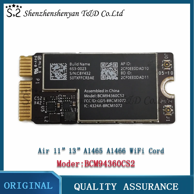 BCM94360CS2 Wireless-AC WIFI Bluetooth BT 4.0 Airport 802.11 ac Card For Macbook Air 11 