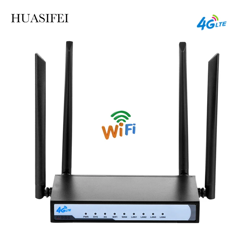 HUASIFEI 4g Wifi Router Mit Sim Karte Entsperrt 3G/4G Wireless Wifi Router 300mbps Unterstützung 32Wifi Benutzer Mit Sim Karte Modem