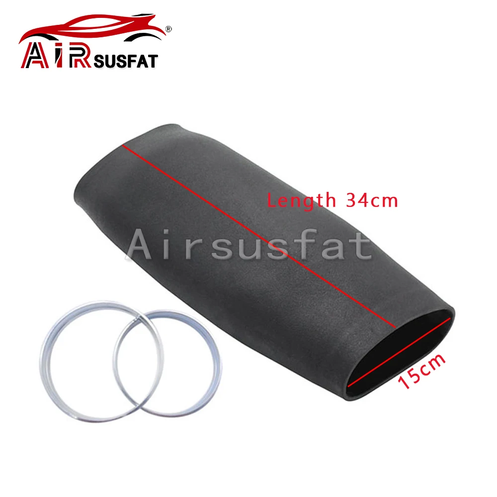 Gumowa osłona macki zawieszenia pneumatycznego + pierścienie zaciskowe do BMW X5 E70 X6 E71 E72 X5 F15 X6 F16 37126795013 37126790078
