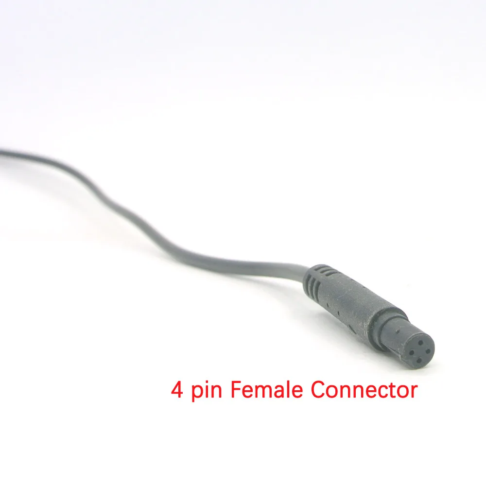 ANSHILONG 4 Pins Female Plug Connector to RCA AV Video Cable 1.3ft for DVR Rear Camera Cable