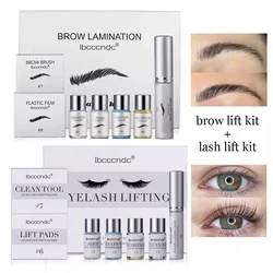 Professional Lash And Brow Lamination Kit Supplies With Brush Eyebrow Lifting Perming Cream Brow Wrap Semi Permanent Keratina