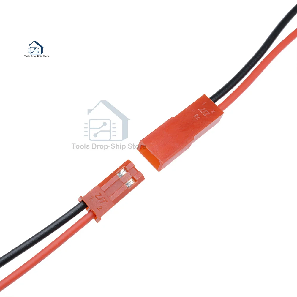 Conector macho hembra JST para helicóptero RC BEC, 10 pares, 100mm, 10cm, batería, DIY, FPV, Drone Quadcopter