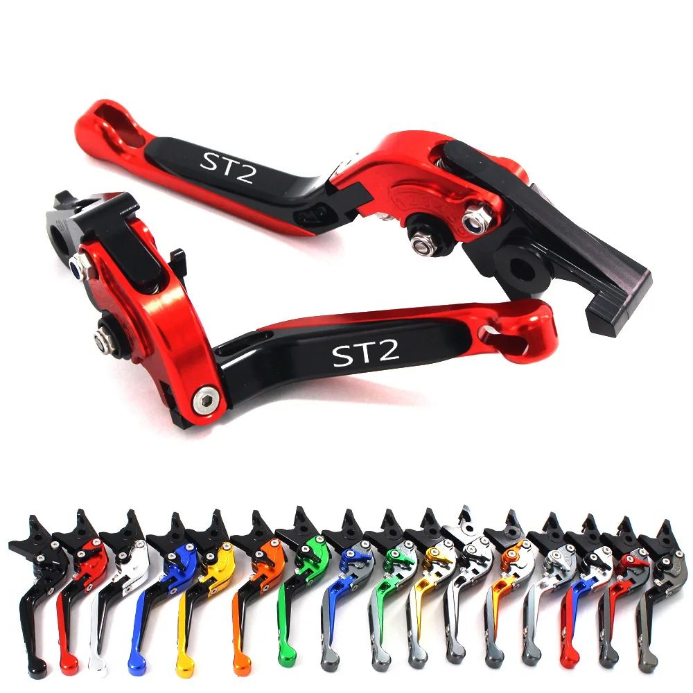 Motorcycle Folding Extendable CNC Moto Adjustable Clutch Brake Levers For Ducati ST2 ST 2 1998 1999 2000 2001 2002 2003