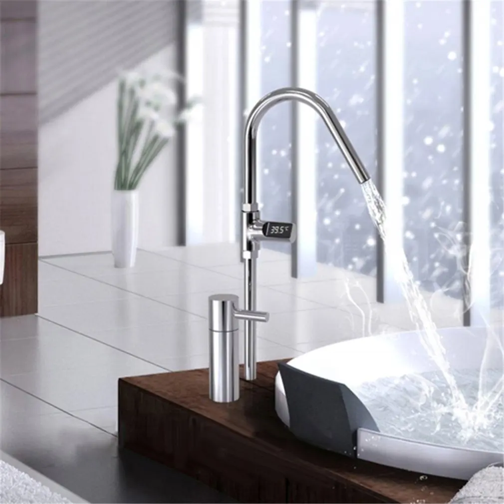 New For Bathroom LED Water Thermometer Electronic Faucet Thermometer Shower LED Thermometer Home Bathroom Shower Thermometer