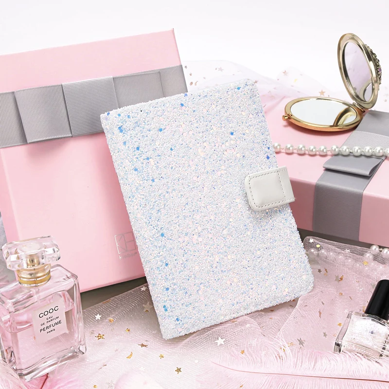 كينبور دفتر يدوي إبداعي جدول تعبئة ذاتي الكفاءة هذه الخطة A6 قوس قزح قطعة ماسية الملمس دفتر يوميات