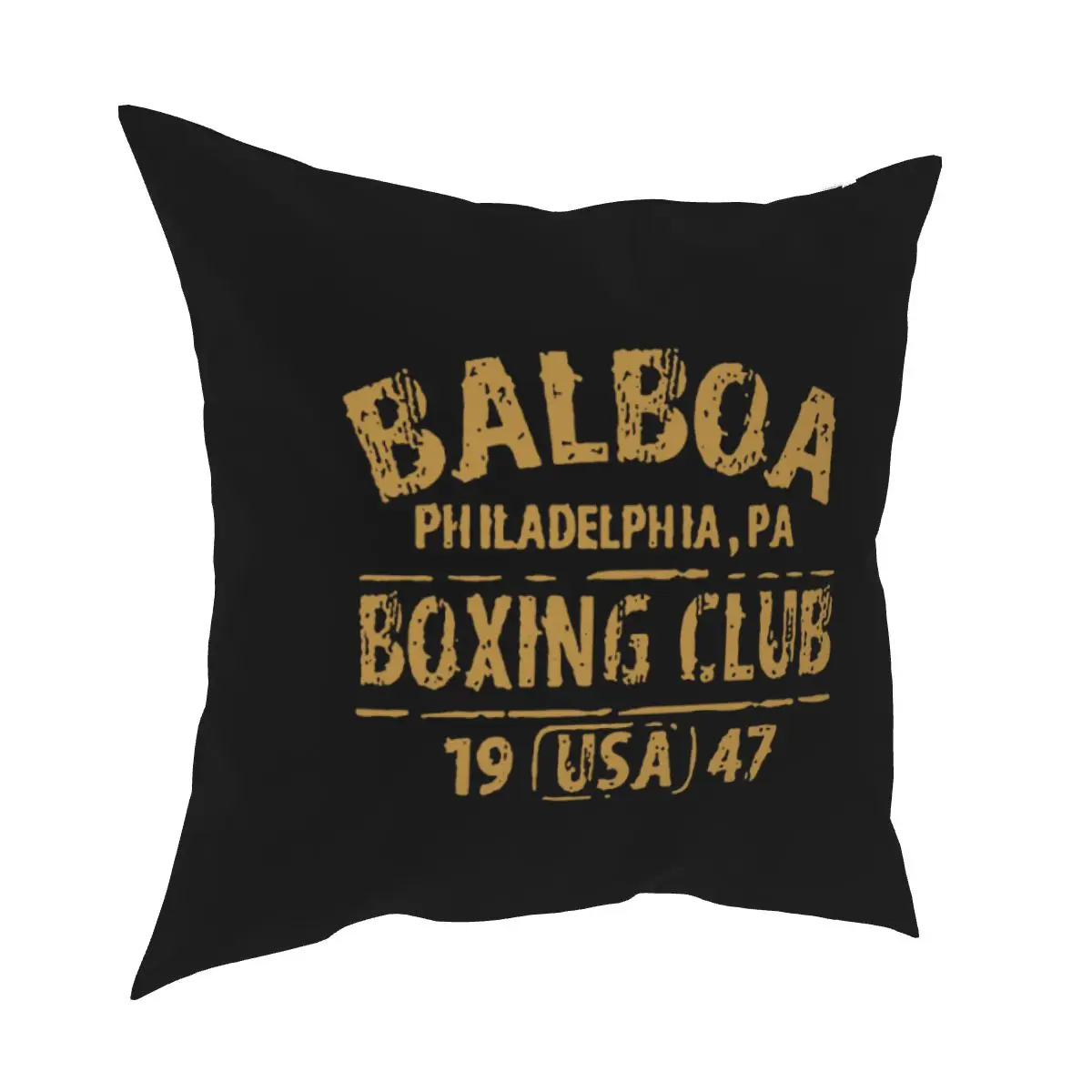 Rocky Balboa Boxing Club Gloves 1947 Pillow Covers Polyester Living Room Cushion Case Funny Decorative Pillowcase 45*45cm