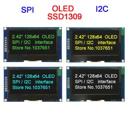 OLED 컨트롤러, SPI I2C IIC SSD1309, 2.42 인치, 128x64