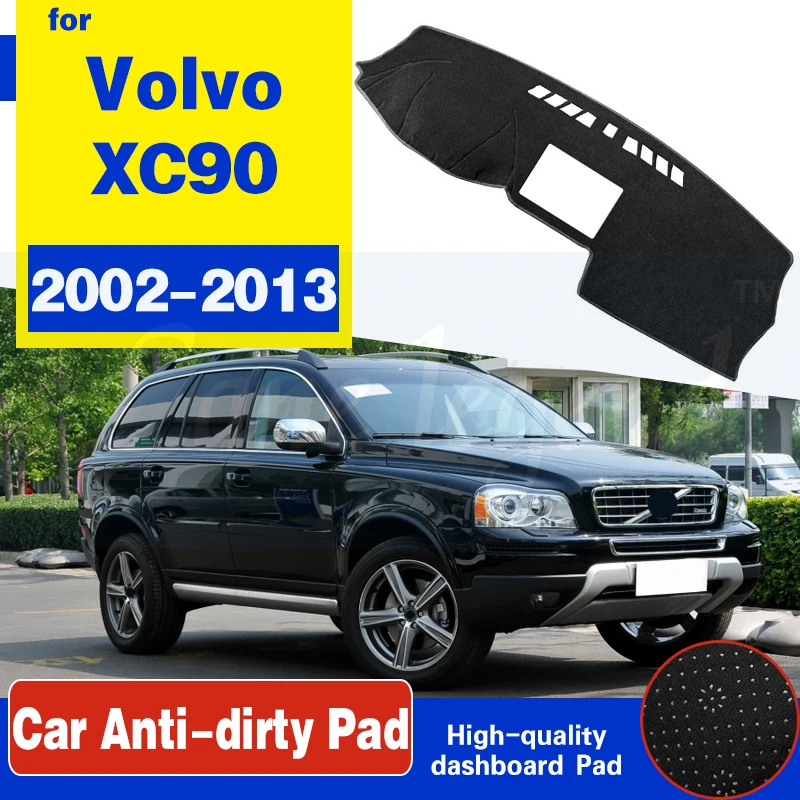 Car Dashboard Cover For Volvo XC90 2002 2003 2004 2005 2006 2007 2008 2009 2010 2011 2012 2013 Dash Mat Pad Carpet Sun Shade