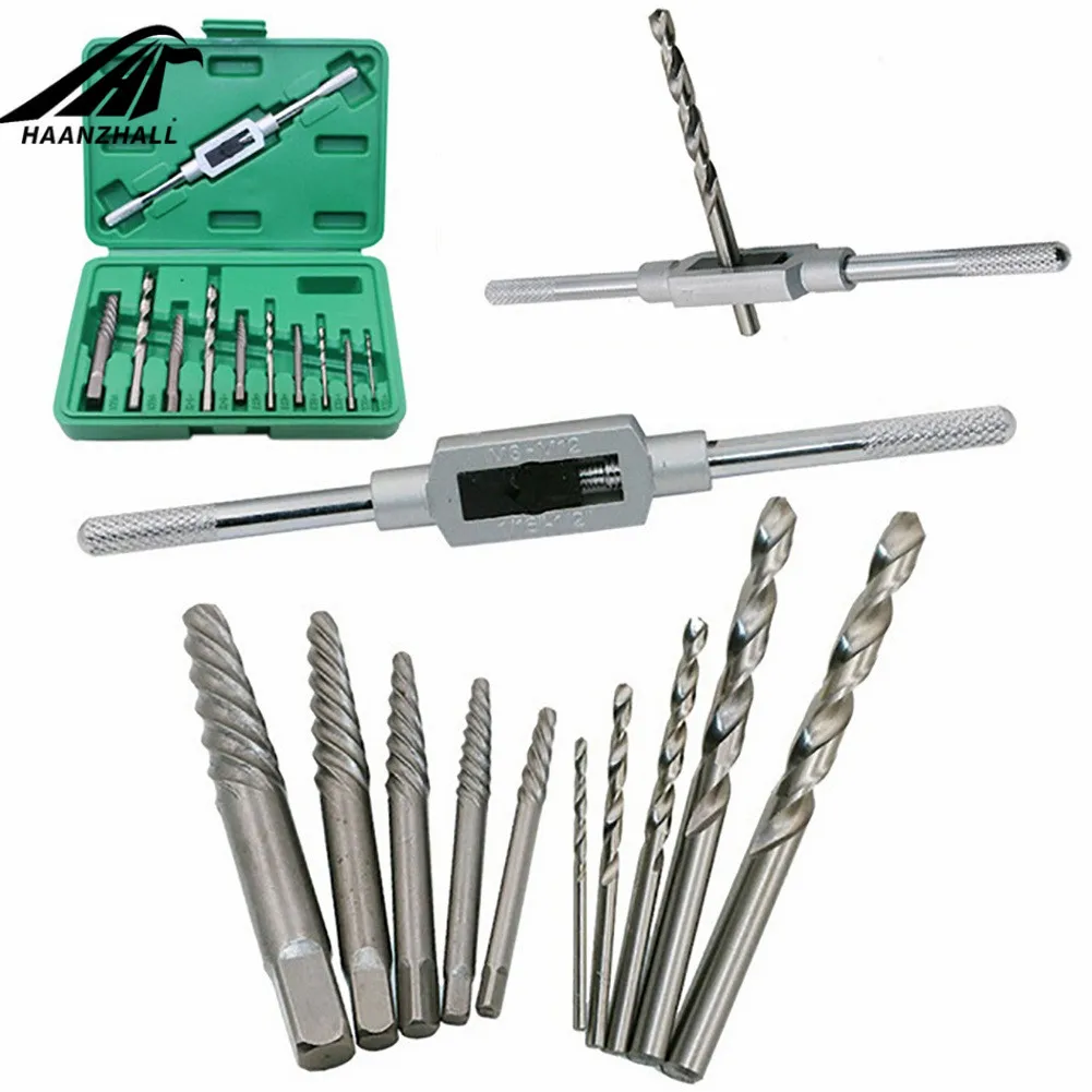 損傷したネジ抽出器,3mm〜10mm,11個,ドリルガイド,取り外しが簡単,ボルト,傷のあるネジ用
