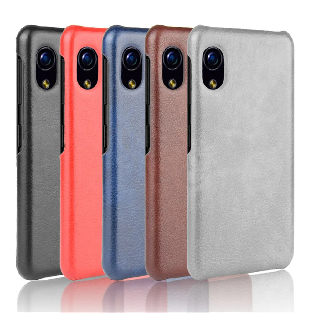 Rakuten Mini Case Matte Litchi Striae PU Leather Thin Hard Back Cover Case For Rakuten Mini Shell Cover Phone Cases