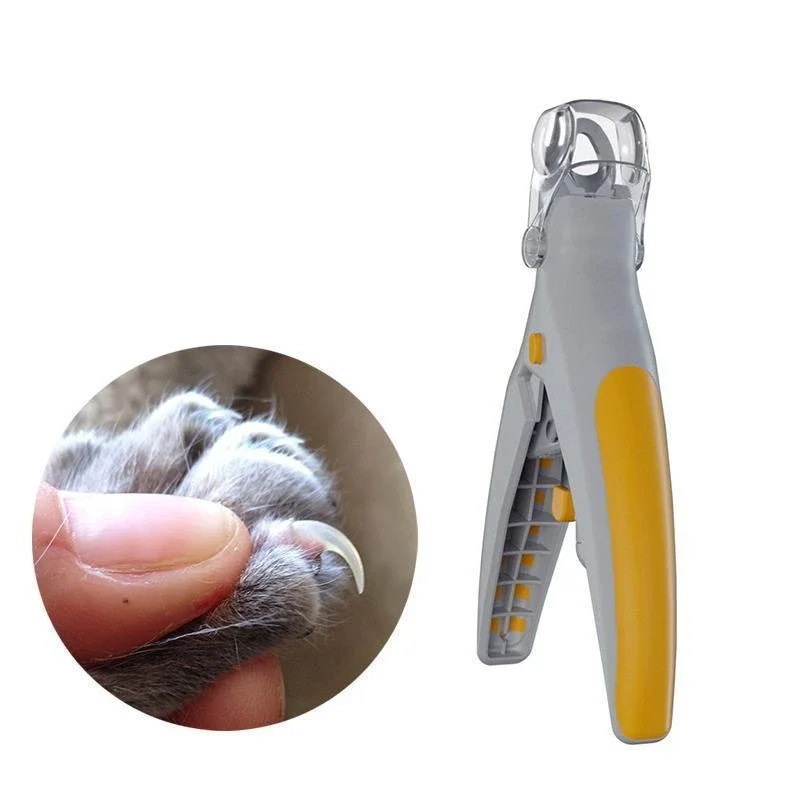 Professional Pet Nail Clipper Scissors Dog Cat Nail Toe Claw Clippers Scissor Illuminated LED Light Nail Trimmer Convenient Heal