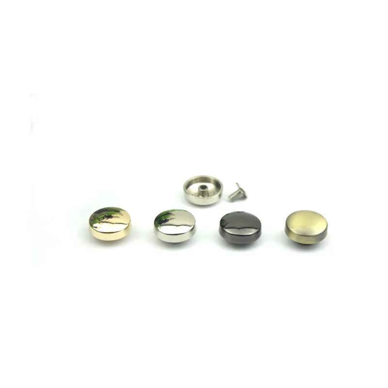 

15mm Metal Round Screw Back Rivets Studs Nail Stud for Garment Leather Craft Belt Bag Wallet Decoration Hardware