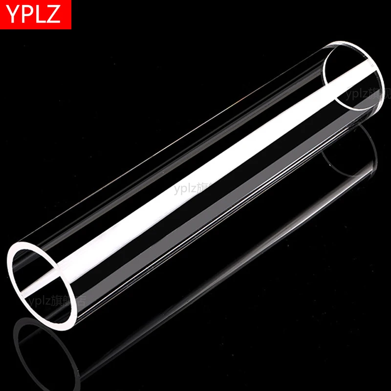 Quartz glass tube round tube quartz tube quartz protective sleeve quartz measuring tube quartz test tube experimental instrument