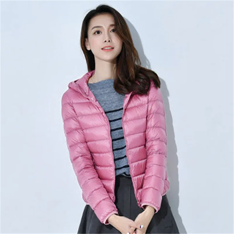 Women Spring Autumn Jacket Stand Collar/hooded Parkas Light Down Coat Large Size Women Coats and Jacket 7Xl 8Xl Women Parkas