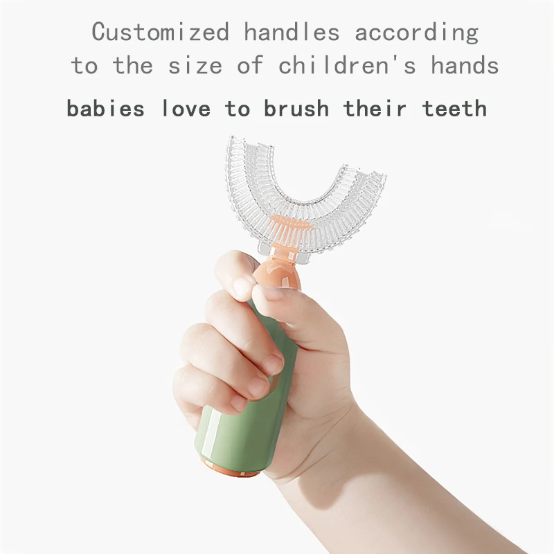 U Child Toothbrush for Children 360 Kids Toothbrush for Kids Silicone Baby Toothbrushes 1-12 Years