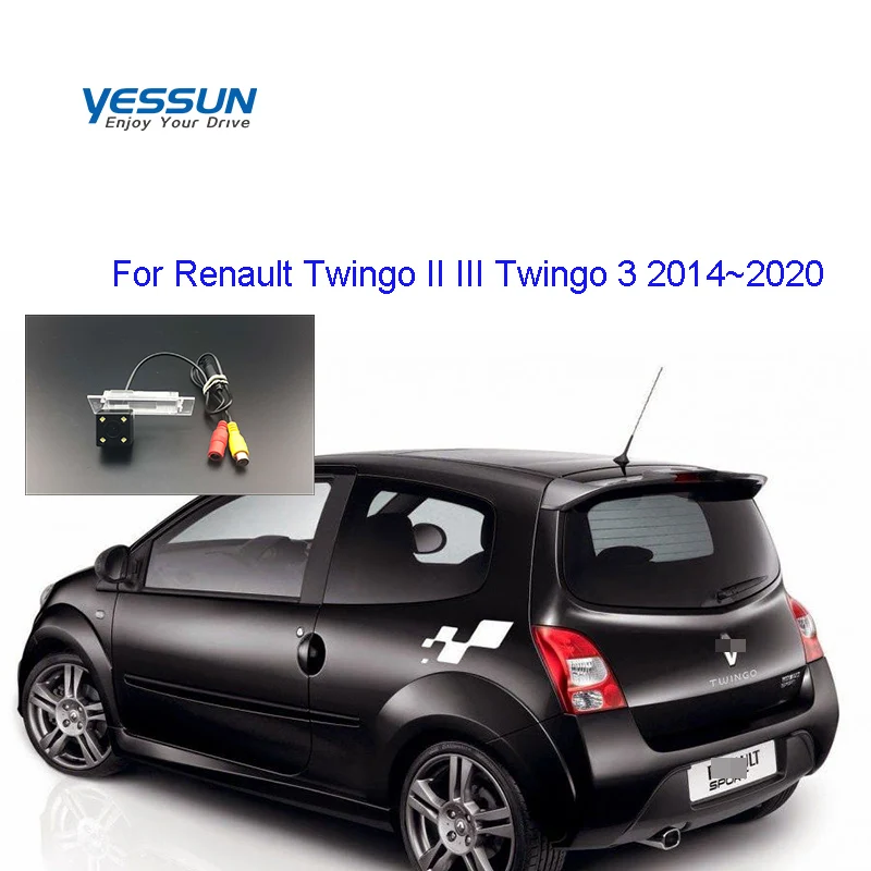 car rear camera for Renault Twingo II III Twingo 3 2014~2020 Night Vision/ License Plate Camera/Reverse Camera