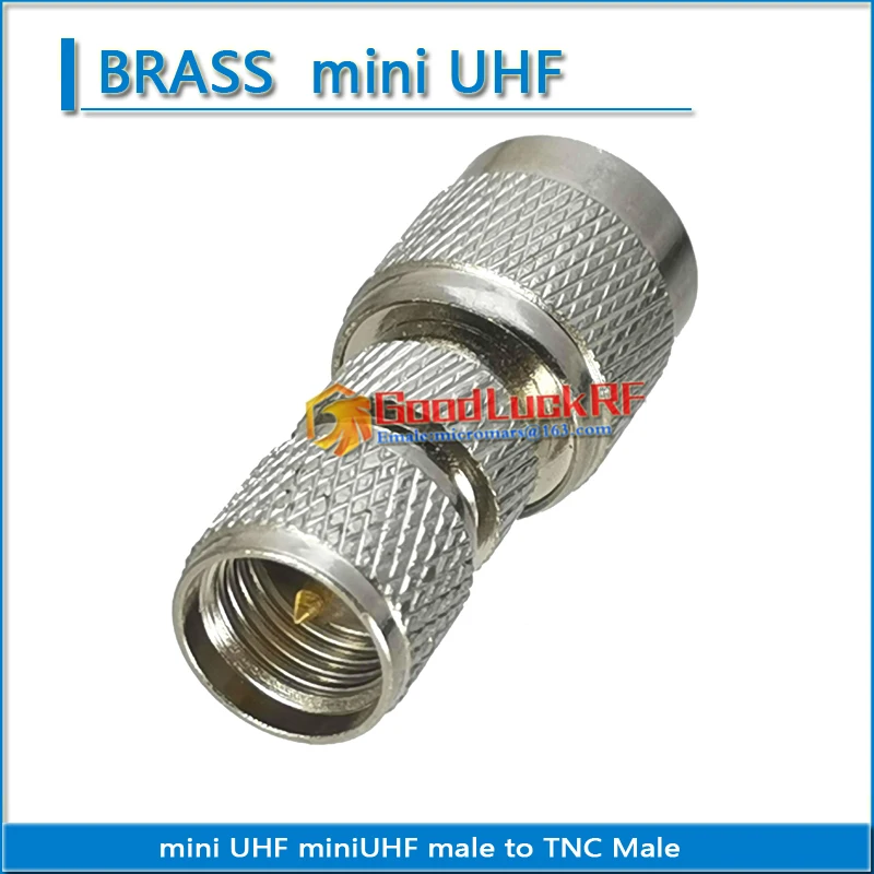 Mini Uhf Miniuhf Male Naar Tnc Male Jack Messing Rechte Coax Rf Adapters Miniuhf Naar Tnc Connector Socket
