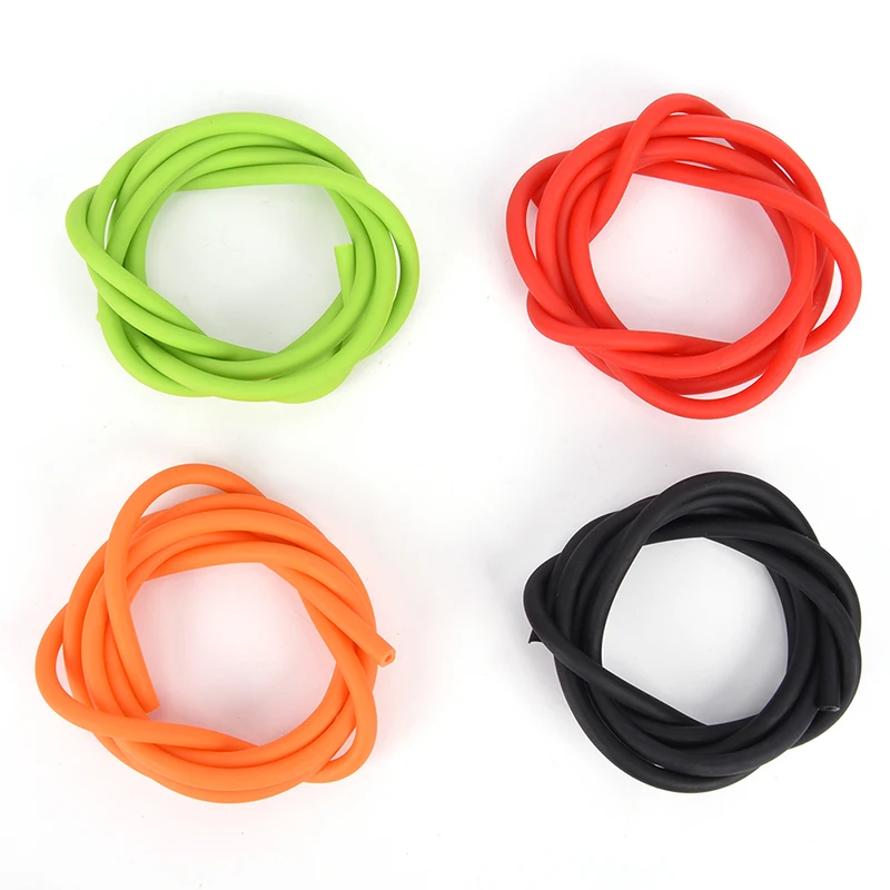 1m Elastic Slingshot Rubber Tube Outdoor Natural Latex Stretch Replacement Band Catapults Sling Rubber 1.7x4.5mm