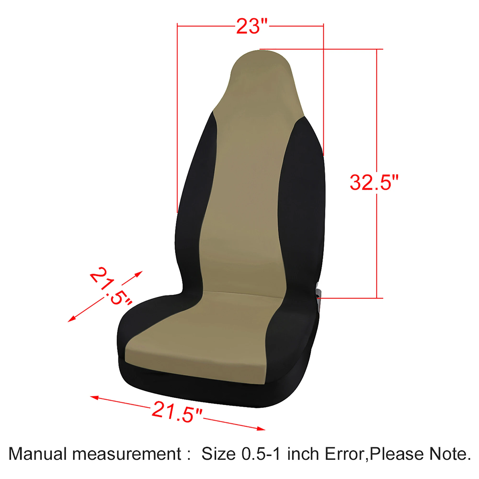 X Autohaux 7 Colors Flat Colth Car Seat Covers Interior Car Seat Protector Universal Fit Most Car Seat Protection Styling