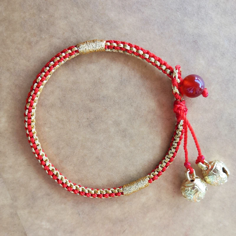 WORD OF HONOR Official Shan He Ling Gu Xiang Red Rope Bracelet Cosplay Prop