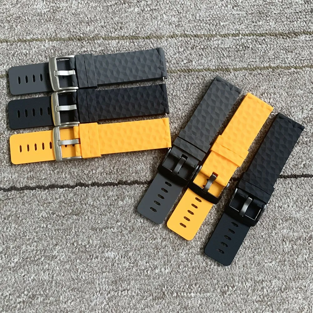 24MM Silicone Watch Strap For Suunto9 Spartan Sport Watch Band Quick Release Suunto 9 Baro Traverse Rubber Watchband