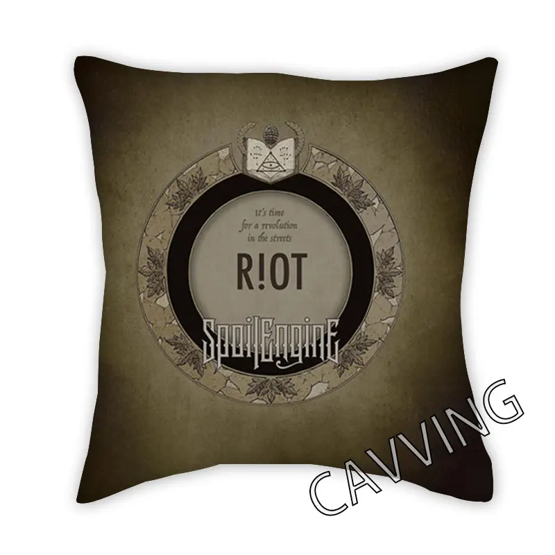 Spoil-Engine Band  3D Printed Polyester Decorative Pillowcases Throw Pillow Cover Square Zipper Cases Fans Gifts