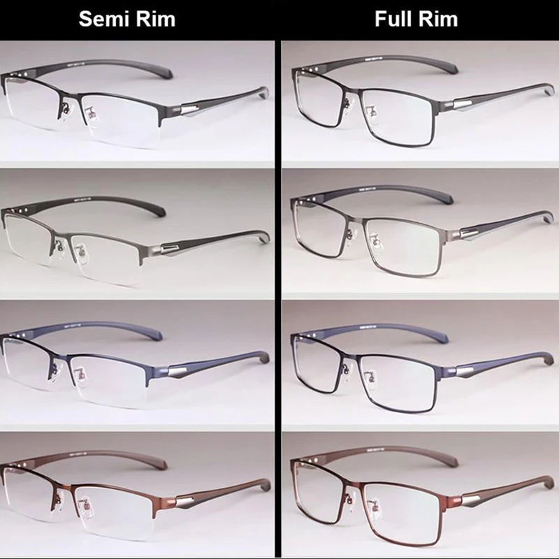 Gli uomini In Lega di Titanio Occhiali Telaio per il Maschio Eyewear Flessibile Templi Gambe IP Placcatura Elettrolitica Della Lega di Materiale