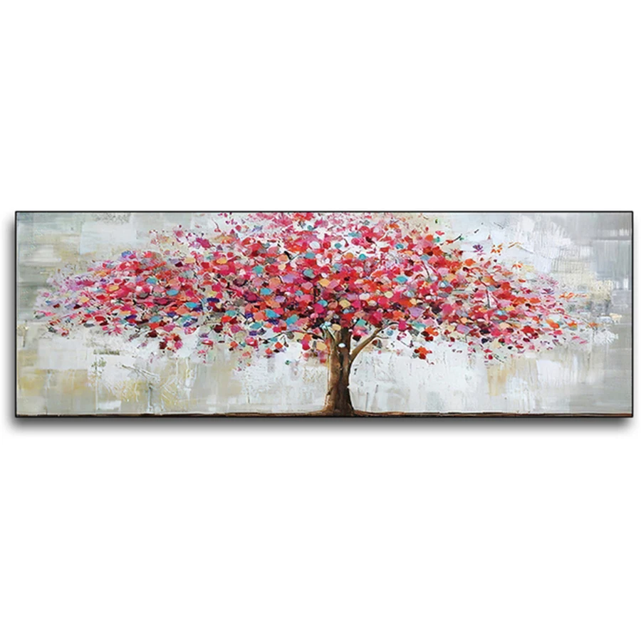 Big Abstract Oil Painting diamond painting Trees Landscape DIY Diamond Embroidery Scenery Mosaic long size For room decor