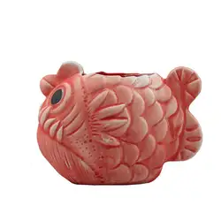 Creative Fish Tiki Cocktail Ceramics Mugs coffee mug Milk Tea office Cups Drinkware the Best birthday Gift for Friends