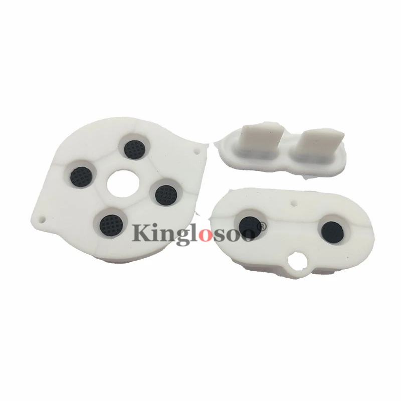 Para game boy bolso almofadas de borracha substituição para gbp habitação escudo botões de silicone a b d-pad start select teclado