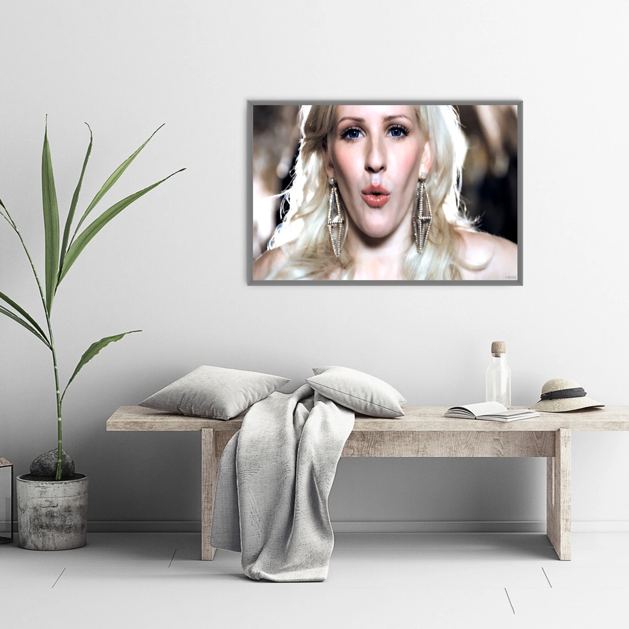 Ellie Goulding Poster Music Singer Star Rapper Art Photo Canvas Album Cover Poster Print Home Decor Wall Painting (No Frame)