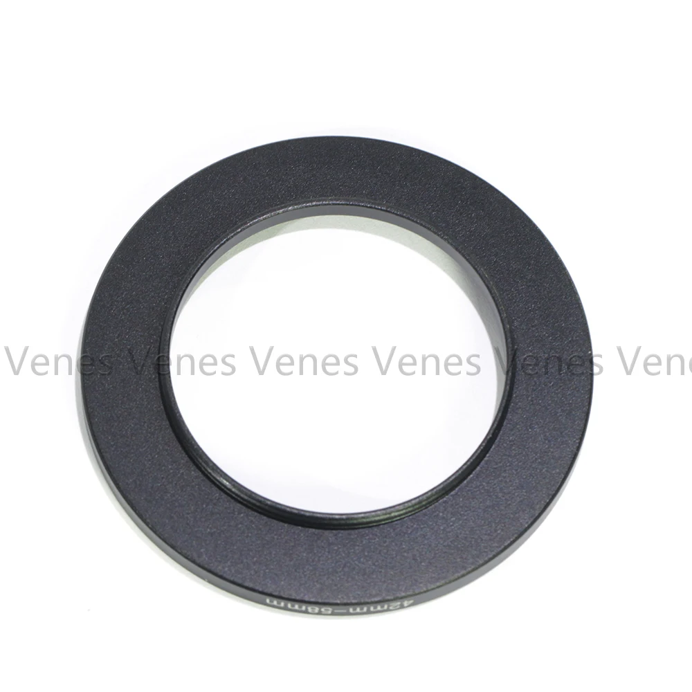 2pcs 42mm-58mm Step-Up Metal Filter Adapter Ring / 42mm Lens to 58mm Accessory