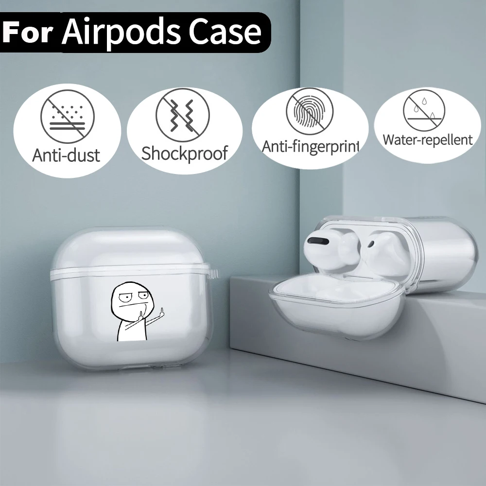 wholesale Silicone Case For Apple Airpods 1 2 Cover Slogan Simple Text Dont touch Mypods Earphone Cover For Airpods Pro 3 capa 