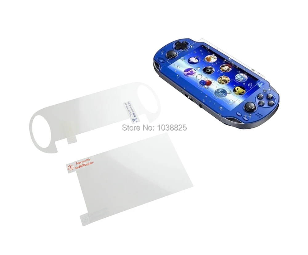 Película protectora de alta transparencia para PSVITA, película frontal y trasera, HD, 10 piezas, para PSV1000, sin empaquetar, 1000