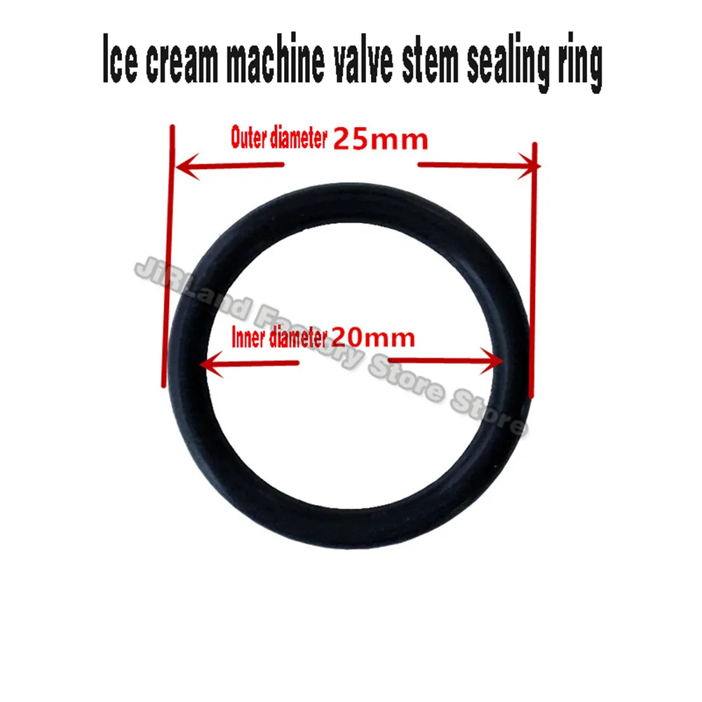 Ice cream machine with O type stem sealing ring O-shaped round leather ring original authentic Ice cream machine aprons