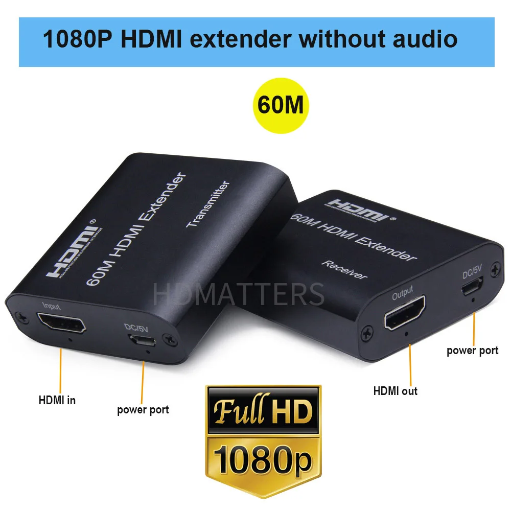 Extender HDMI RJ45 4K HDMI extender cat5 60M 120M HDMI extender audio Kit over ethernet cat6/5e for PS4 apple TV PC laptop HDTV