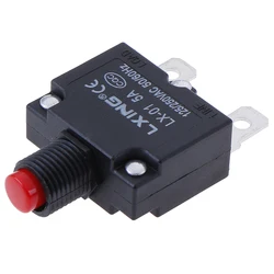 1Pc Circuit Breaker Overload Protector Switch Fuse 3A 4A 5A 6A 8A 10A 15A 20A 30A Thermal Switch Overload Protector Push Button