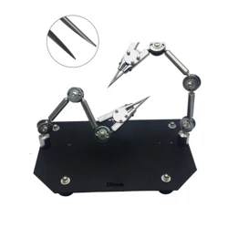 Jewelry Stand Clamp Welded Fixture Third Hand Soldering Iron Clip With Magnifier Jewelry Tools